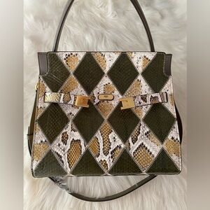 Lee Radziwill Diamond Exotic Small Double Bag